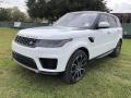 Front 3/4 View of 2021 Range Rover Sport HSE Silver Edition