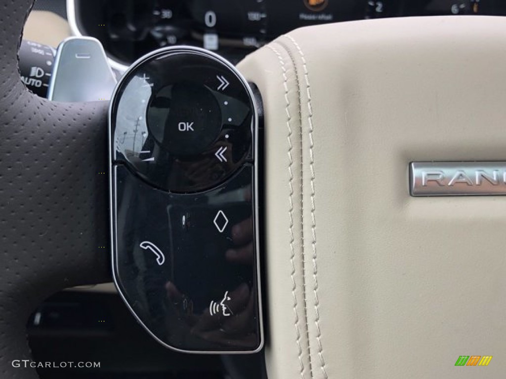2021 Land Rover Range Rover Sport HSE Silver Edition Almond/Espresso Steering Wheel Photo #140020391