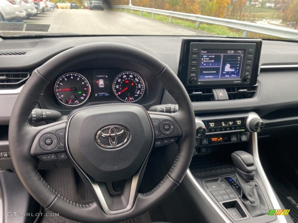 2021 RAV4 XLE AWD - Midnight Black Metallic / Light Gray photo #6