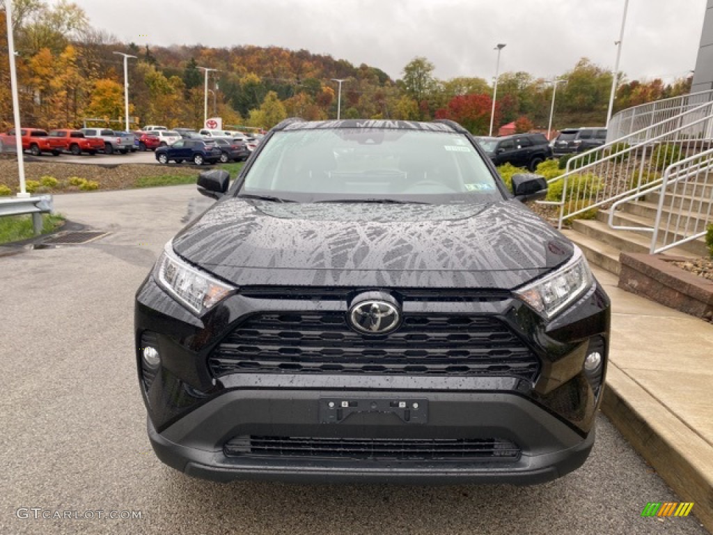 2021 RAV4 XLE AWD - Midnight Black Metallic / Light Gray photo #14
