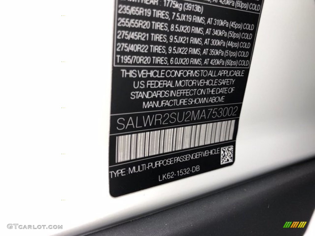 2021 Range Rover Sport HSE Silver Edition - Fuji White / Almond/Espresso photo #36