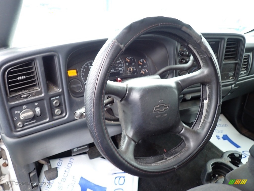 2002 Silverado 1500 LS Extended Cab - Summit White / Graphite Gray photo #8