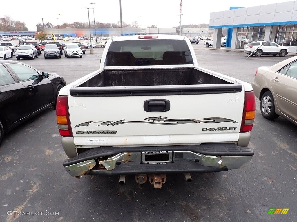 2002 Silverado 1500 LS Extended Cab - Summit White / Graphite Gray photo #11