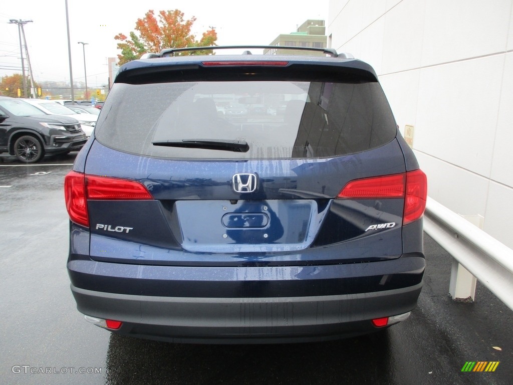 2018 Pilot EX-L AWD - Obsidian Blue Pearl / Gray photo #4