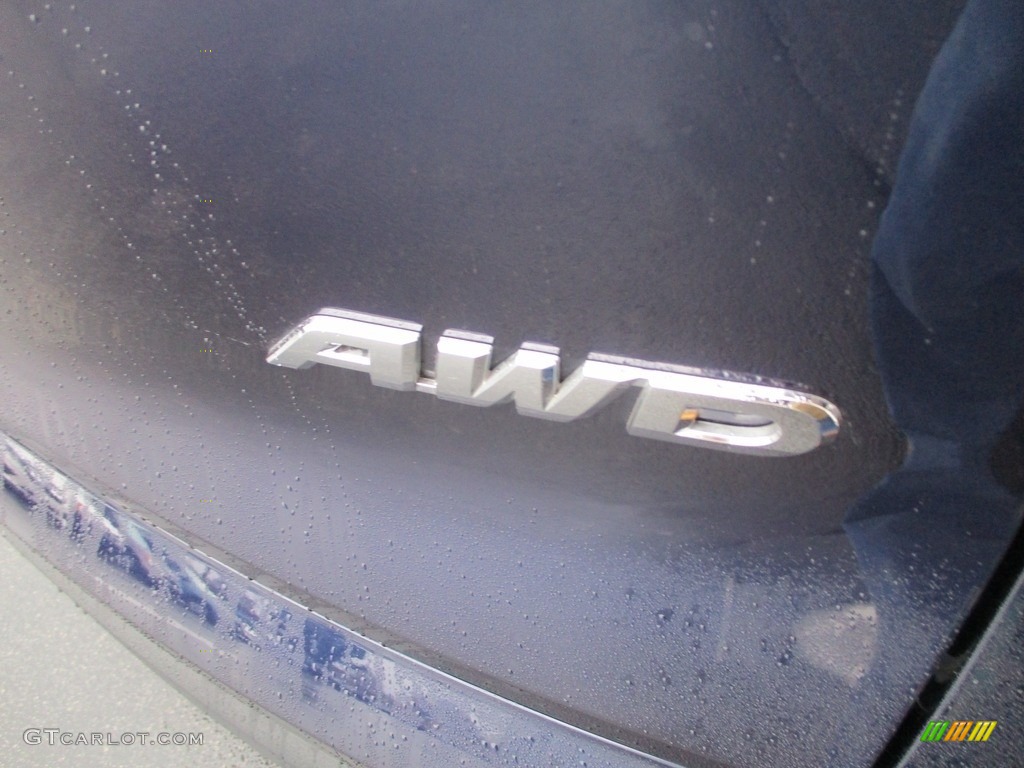 2018 Pilot EX-L AWD - Obsidian Blue Pearl / Gray photo #6