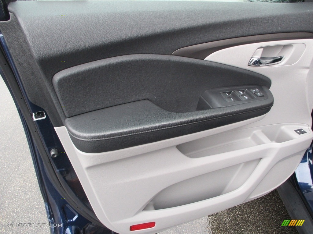 2018 Pilot EX-L AWD - Obsidian Blue Pearl / Gray photo #11