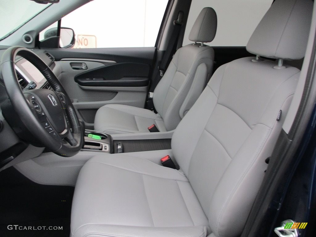 2018 Pilot EX-L AWD - Obsidian Blue Pearl / Gray photo #12