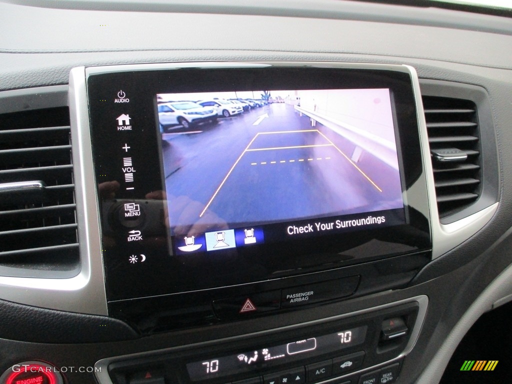 2018 Pilot EX-L AWD - Obsidian Blue Pearl / Gray photo #15