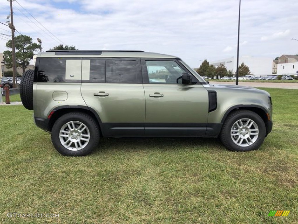Pangea Green Metallic 2020 Land Rover Defender 110 S Exterior Photo #140021567
