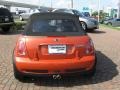 2005 Hot Orange Metallic Mini Cooper S Convertible  photo #7