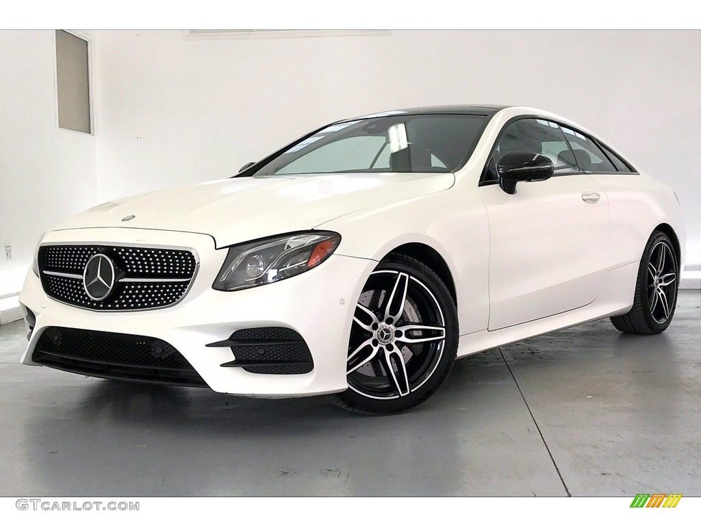 Polar White 2018 Mercedes-Benz E 400 Coupe Exterior Photo #140023499