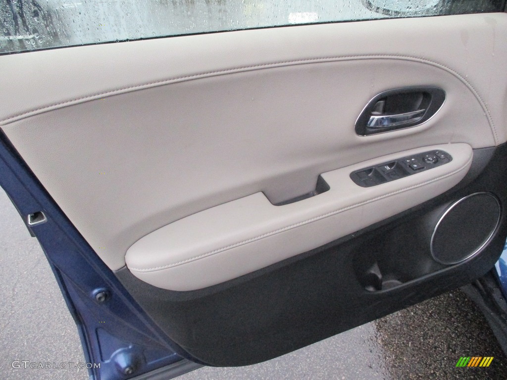 2016 HR-V EX-L Navi AWD - Deep Ocean Pearl / Gray photo #11
