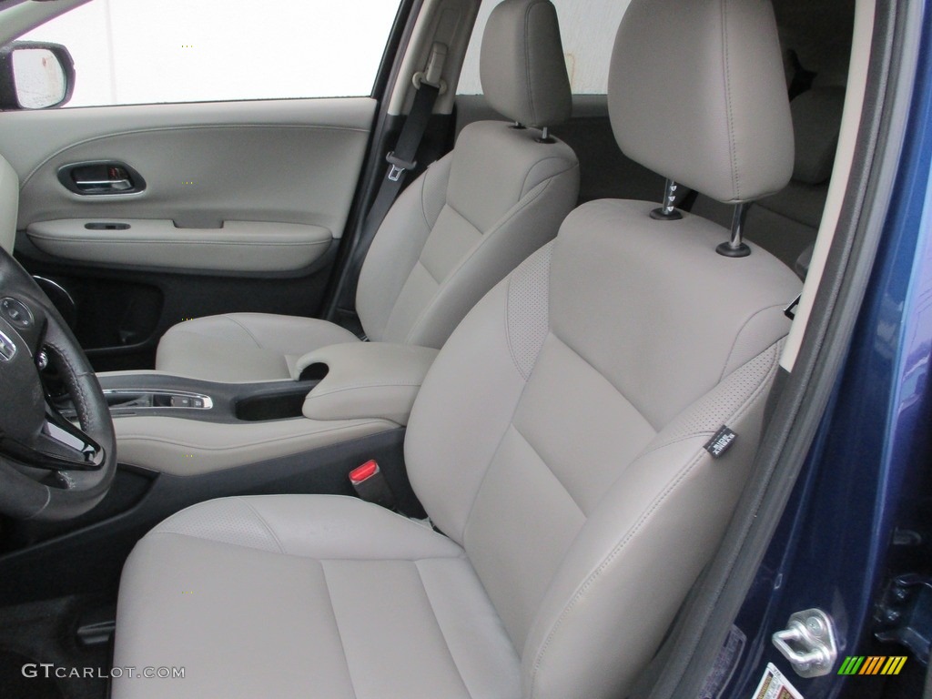 2016 HR-V EX-L Navi AWD - Deep Ocean Pearl / Gray photo #12