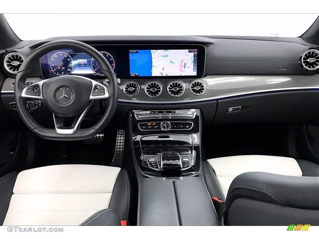 2018 Mercedes-Benz E 400 Coupe Edition 1/Deep White and Black Two Tone Dashboard Photo #140023583