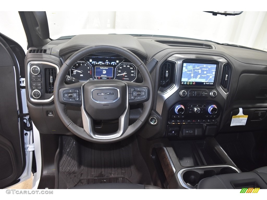 2020 Sierra 1500 Denali Crew Cab 4WD - White Frost Tricoat / Dark Walnut/Dark Ash Gray photo #16