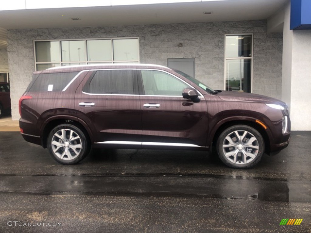 Sierra Burgundy 2021 Hyundai Palisade Limited AWD Exterior Photo #140024063