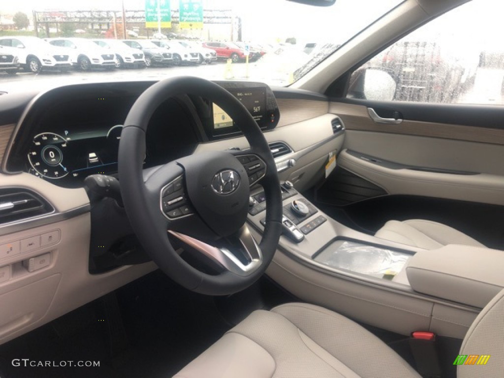Beige Interior 2021 Hyundai Palisade Limited AWD Photo #140024132