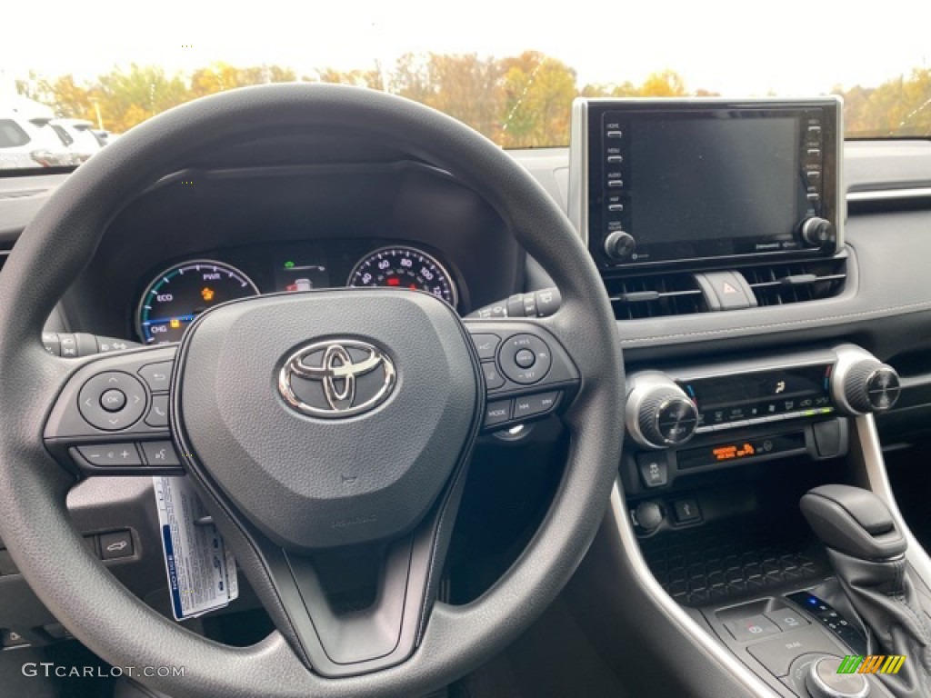 2021 RAV4 XLE AWD Hybrid - Midnight Black Metallic / Black photo #6