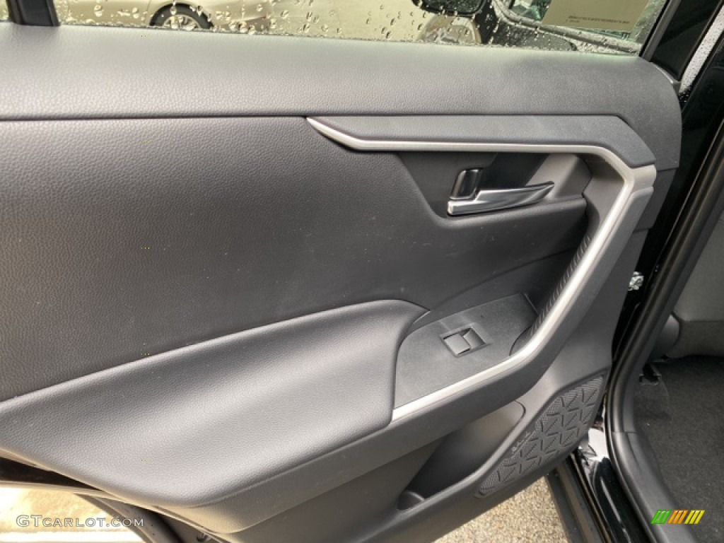 2021 RAV4 XLE AWD Hybrid - Midnight Black Metallic / Black photo #22