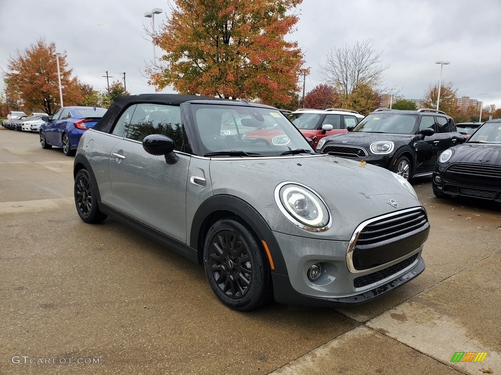 Moonwalk Gray Metallic 2021 Mini Convertible Cooper Exterior Photo #140026961