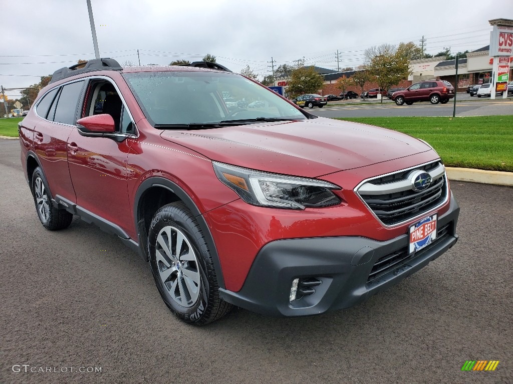 Crimson Red Pearl Subaru Outback