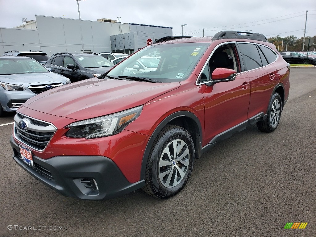 Crimson Red Pearl 2020 Subaru Outback 2.5i Premium Exterior Photo #140027162