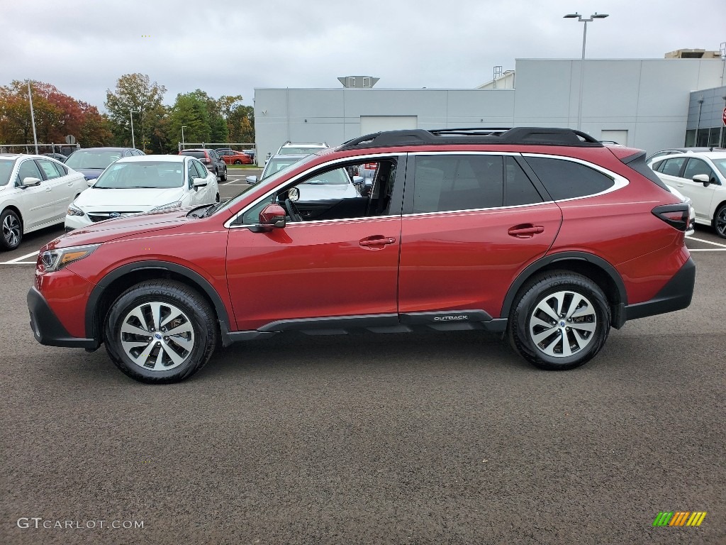 Crimson Red Pearl 2020 Subaru Outback 2.5i Premium Exterior Photo #140027171