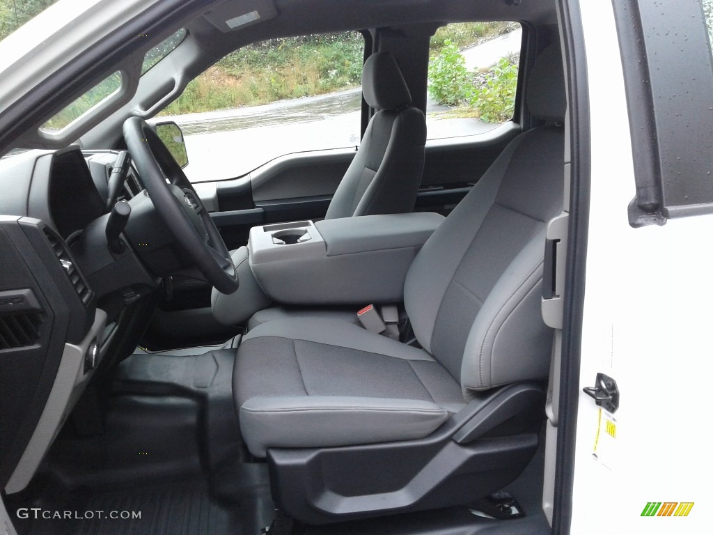 Earth Gray Interior 2017 Ford F150 XL SuperCab Photo #140028484