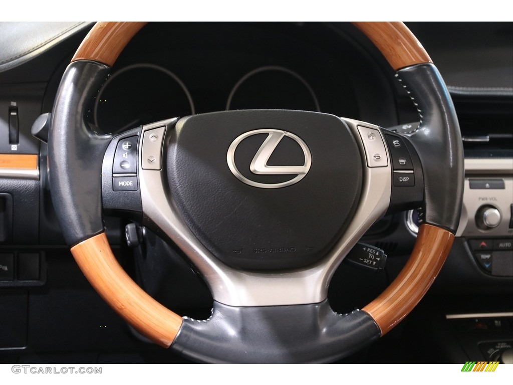 2013 ES 300h Hybrid - Obsidian Black / Light Gray photo #8
