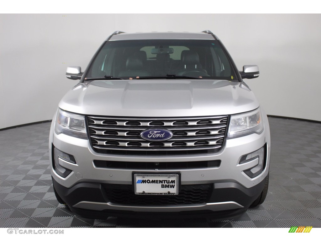 2016 Explorer Limited 4WD - Ingot Silver Metallic / Ebony Black photo #2