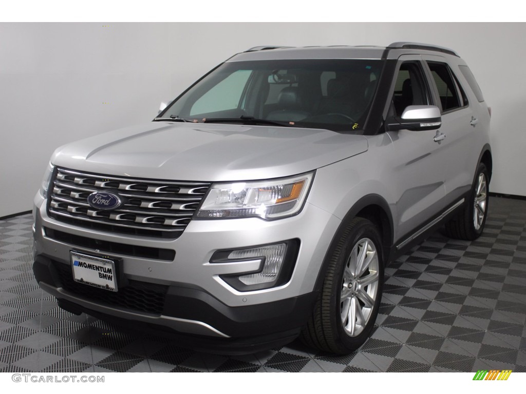 2016 Explorer Limited 4WD - Ingot Silver Metallic / Ebony Black photo #3