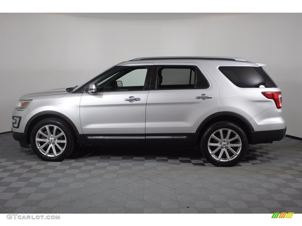2016 Explorer Limited 4WD - Ingot Silver Metallic / Ebony Black photo #4