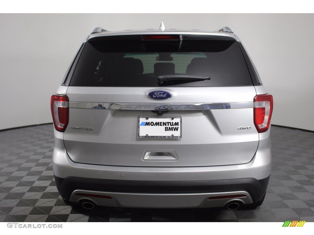 2016 Explorer Limited 4WD - Ingot Silver Metallic / Ebony Black photo #6