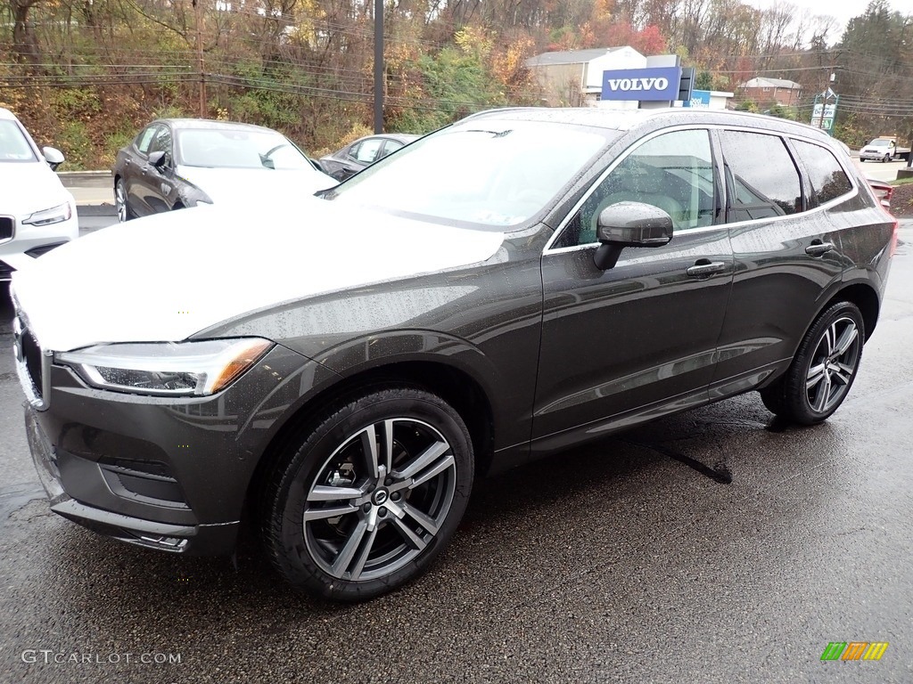 2021 XC60 T5 AWD Momentum - Pine Grey Metallic / Blonde/Charcoal photo #5