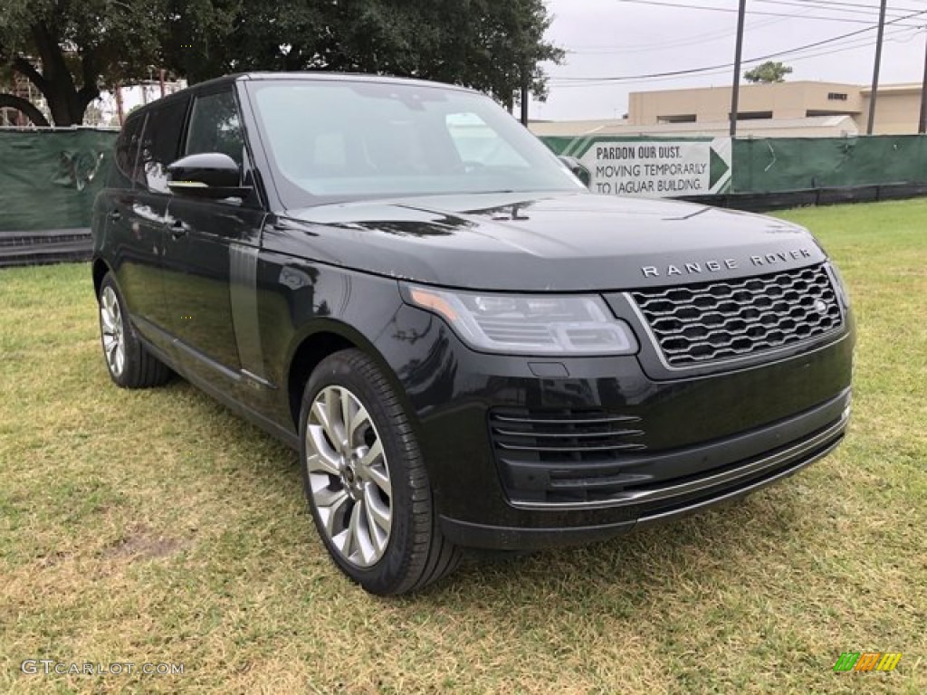 Santorini Black Metallic 2021 Land Rover Range Rover P525 Westminster Exterior Photo #140031272