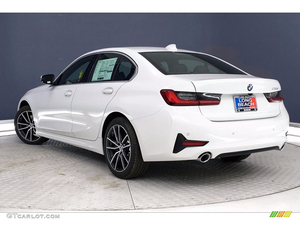 2021 3 Series 330i Sedan - Alpine White / Black photo #3