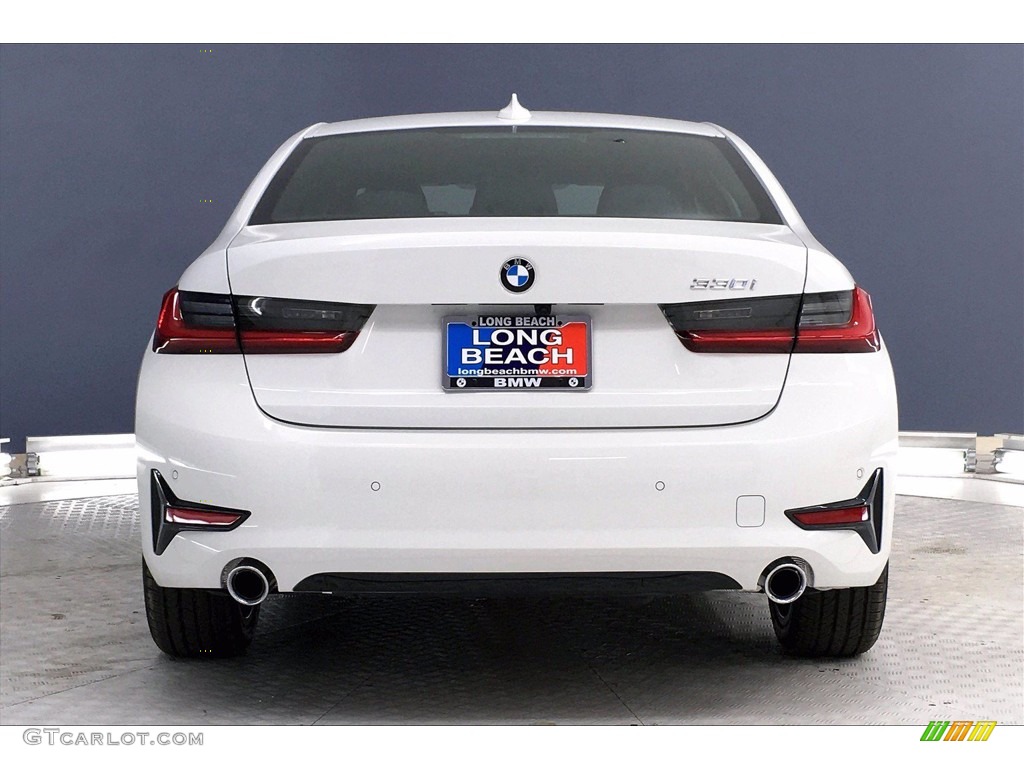 2021 3 Series 330i Sedan - Alpine White / Black photo #4