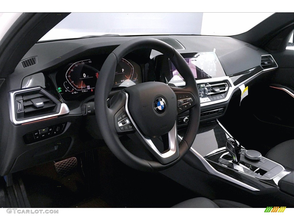 2021 3 Series 330i Sedan - Alpine White / Black photo #7