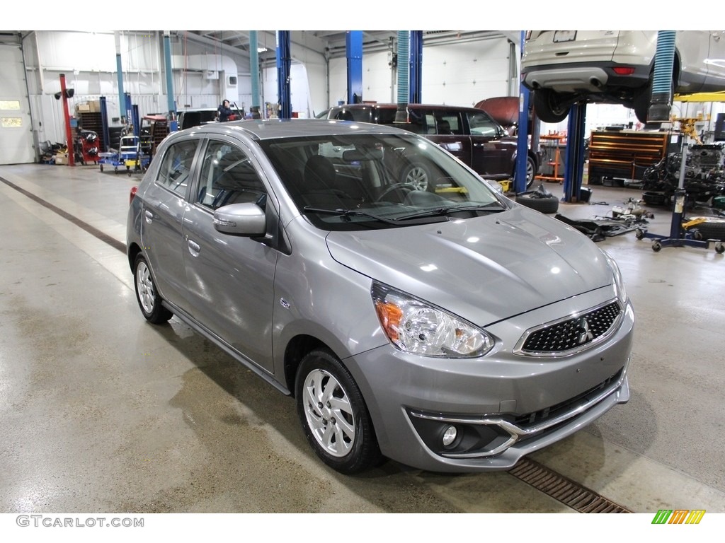 Mercury Gray 2017 Mitsubishi Mirage SE Exterior Photo #140031820