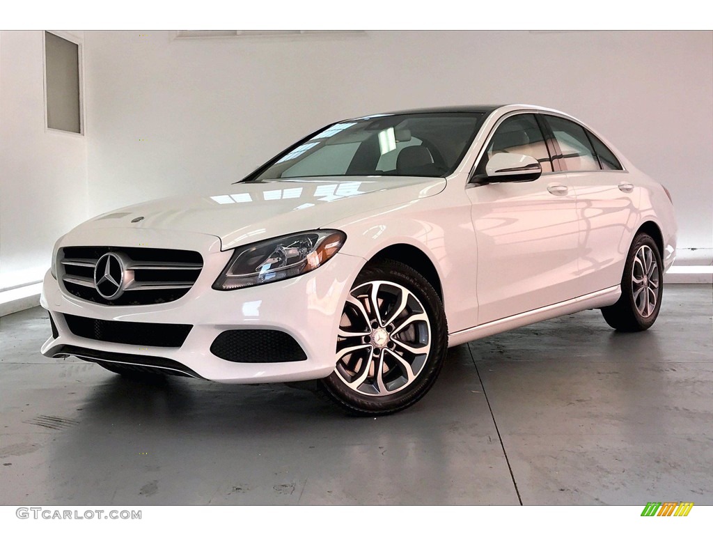 Polar White 2017 Mercedes-Benz C 300 4Matic Sedan Exterior Photo #140031835