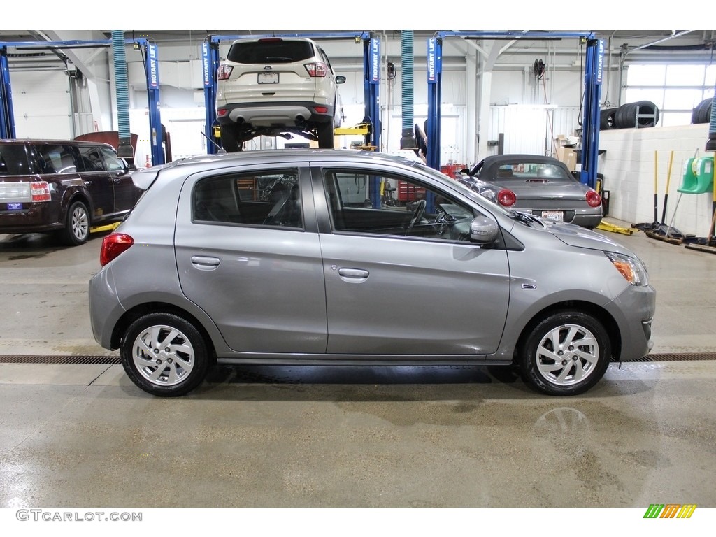 Mercury Gray 2017 Mitsubishi Mirage SE Exterior Photo #140031841