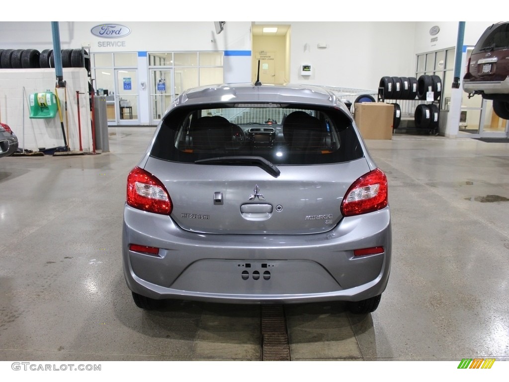 Mercury Gray 2017 Mitsubishi Mirage SE Exterior Photo #140031871