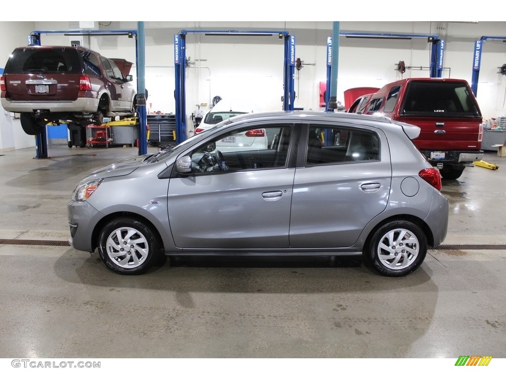 Mercury Gray 2017 Mitsubishi Mirage SE Exterior Photo #140031892