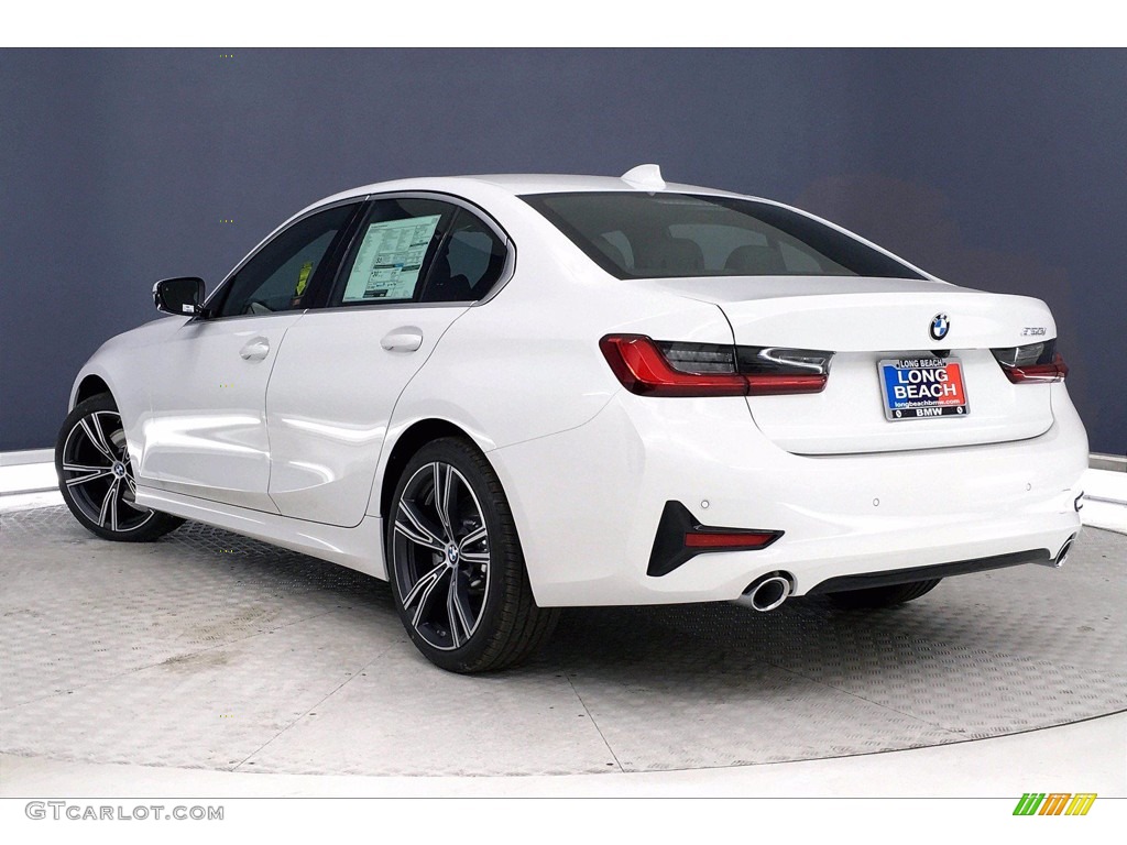 2021 3 Series 330i Sedan - Alpine White / Black photo #3