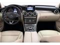 Silk Beige/Black Prime Interior Photo for 2017 Mercedes-Benz C #140031907