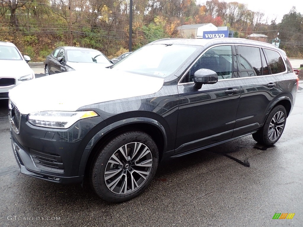 Savile Gray Metallic 2021 Volvo XC90 T6 AWD Momentum Exterior Photo #140031919
