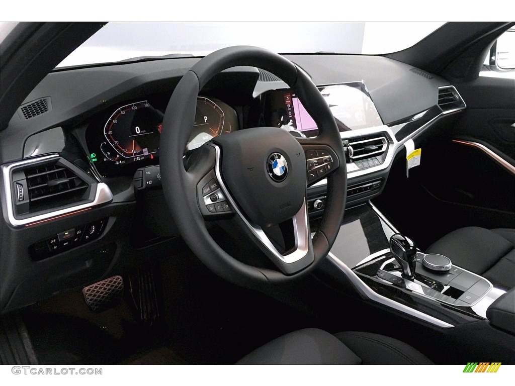 2021 3 Series 330i Sedan - Alpine White / Black photo #7