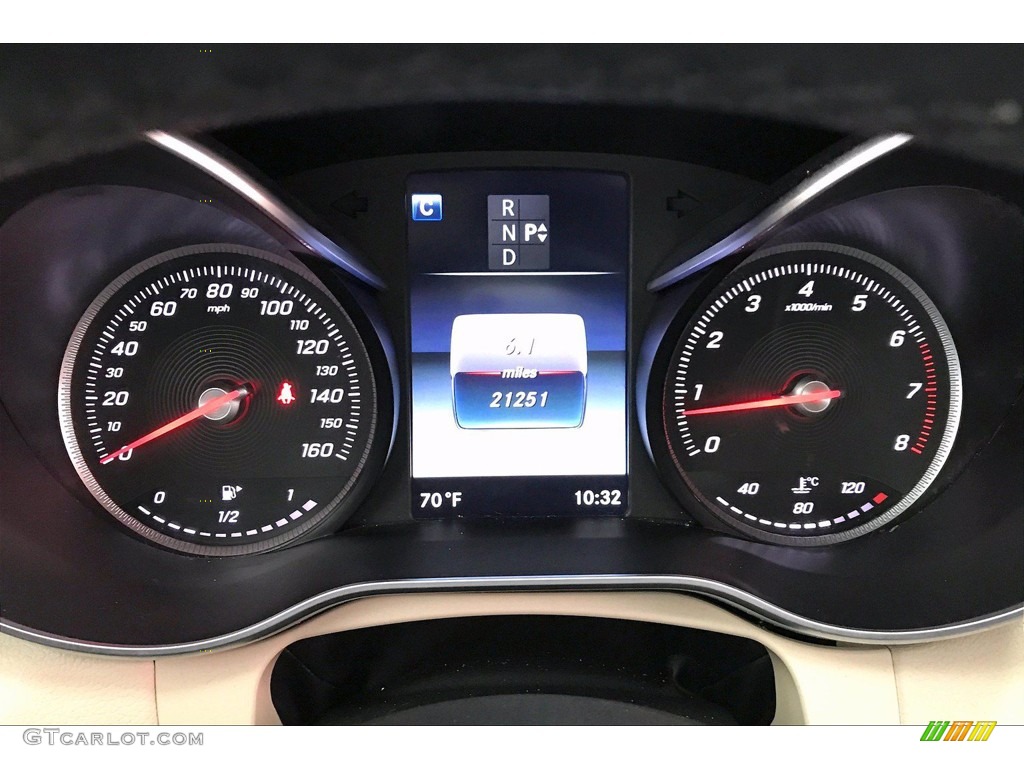 2017 Mercedes-Benz C 300 4Matic Sedan Gauges Photo #140032085