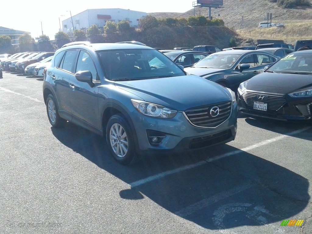 2016 CX-5 Touring - Blue Reflex Mica / Black photo #1