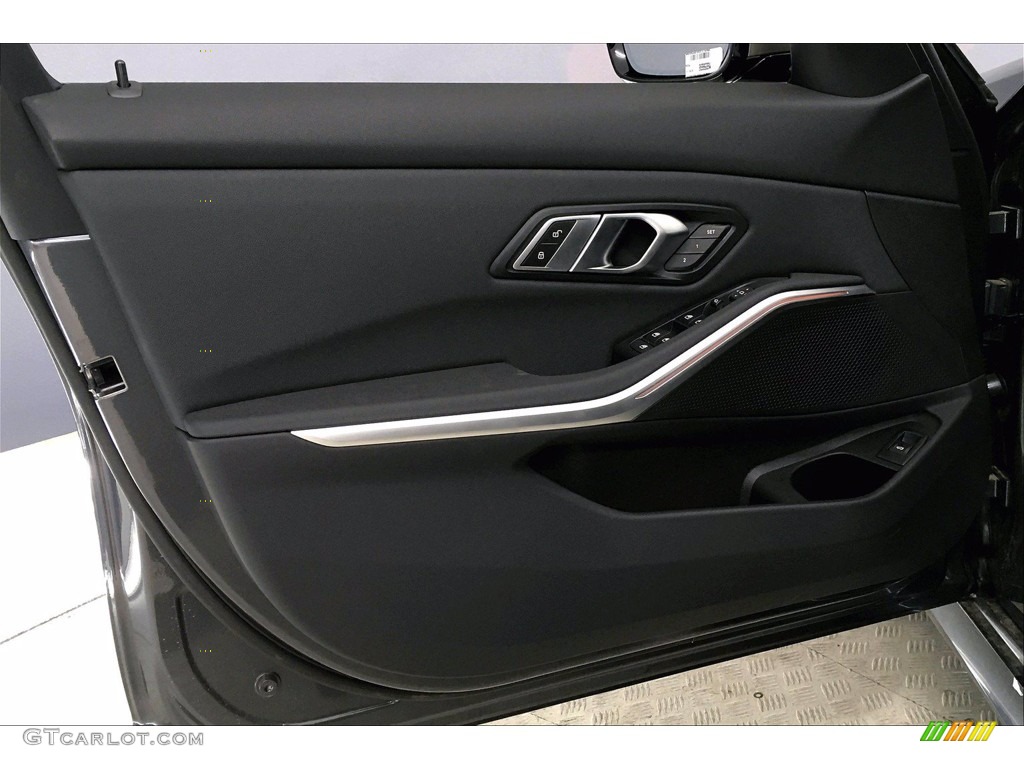 2021 BMW 3 Series M340i xDrive Sedan Black Door Panel Photo #140032561